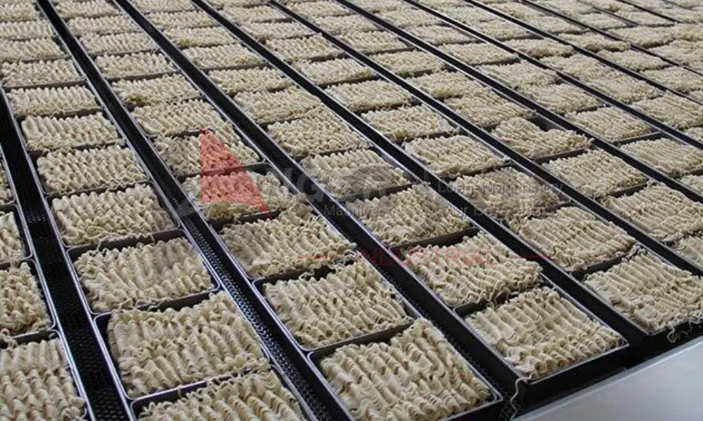 Descripción general de la fábrica de la línea de producción de fideos instantáneos no fritos