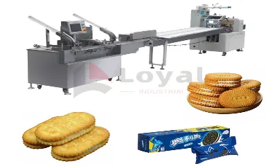 Línea de Máquina de Sándwich de Galletas Automática