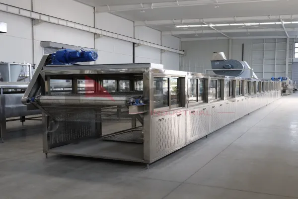 Horno de horneado por aire caliente en múltiples etapas