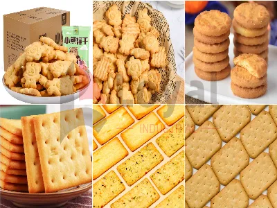 Galletas de mantequilla depositadas con forma de espiral 3D