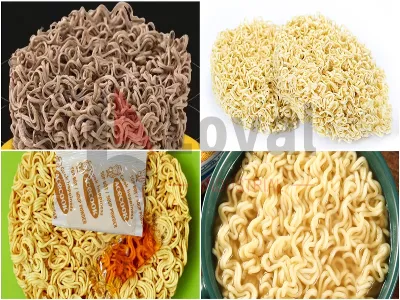 Pastel de fideos instantáneos no fritos redondos para tazas