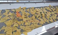 Configuración de fábrica de línea de chips nacho automatizada