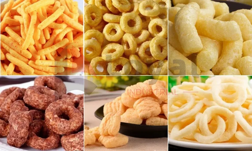 Corn rings snack