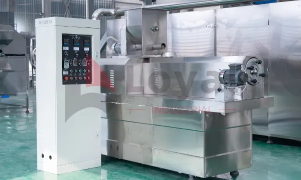 Diagrama que muestra una nueva máquina Loyal integrándose en una línea de producción existente