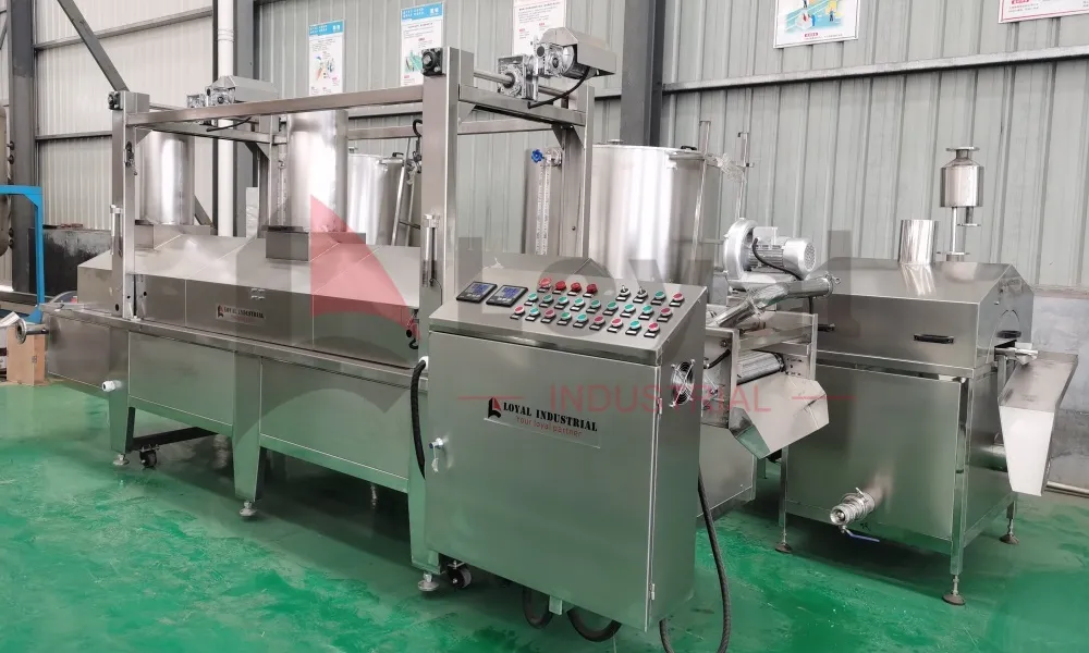 Instalación en sitio de la línea de producción de doritos
