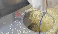 Extruded breadcrumb line production result