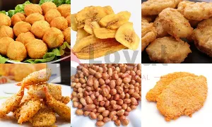 Fried Chin Chin dough snacks