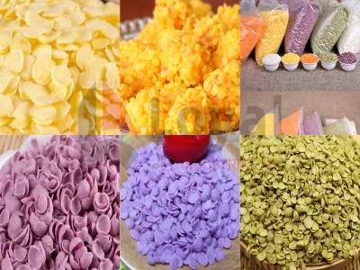 Golden and orange american style breadcrumbs