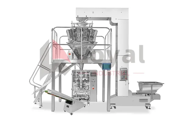 Industrial vertical form fill seal packaging machine