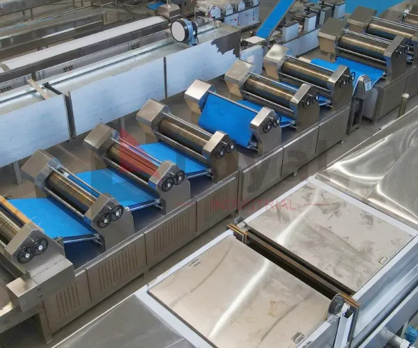 Instant Noodle Production Line Process Flow and Efficiency Chart
