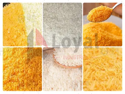 Vista microscópica de la estructura porosa del panko