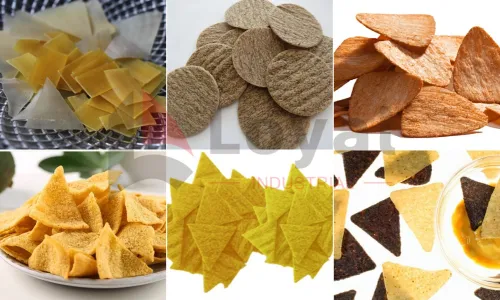 Copos de maíz tostados y snacks inflados