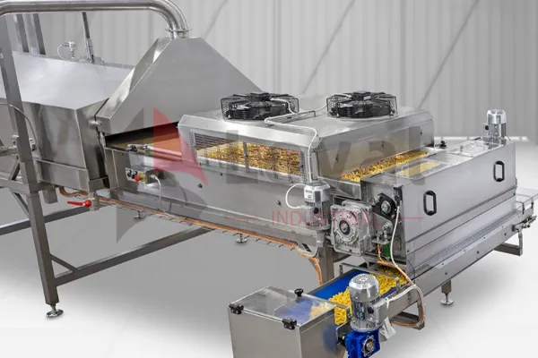 Sistema de Presecado por Vibración Conectando Extrusor y Horno