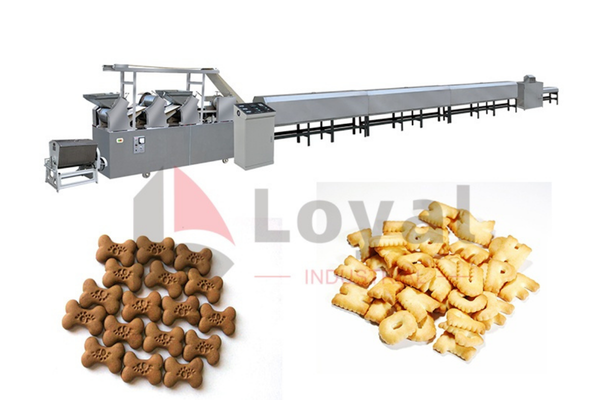 Horno de túnel de gas directo para hornear galletas